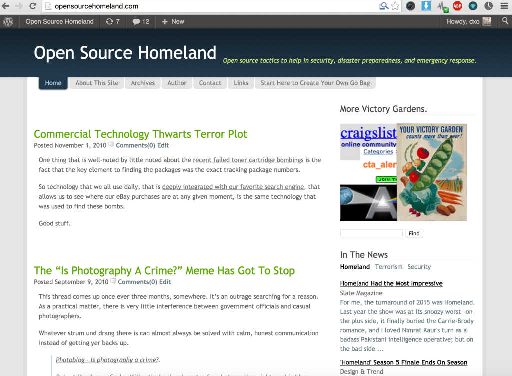Open Source Homealnd